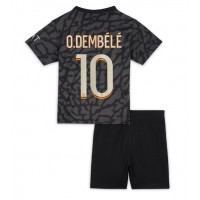 Otroški Nogometni dresi Paris Saint-Germain Ousmane Dembele #10 Tretji 2023-24 Kratek Rokav (+ Kratke hlače)